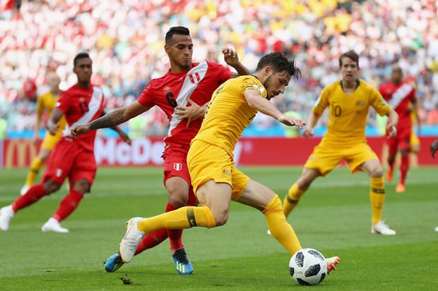 Kết quả  Úc vs Peru (FT: 0-2): Đội bóng xứ chuột túi ngậm ngùi rời World Cup